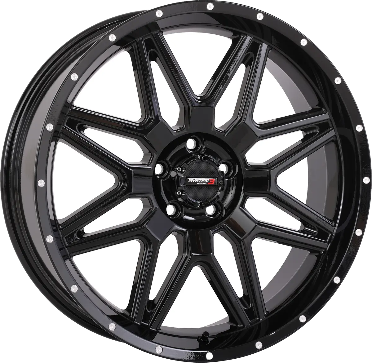 St7 Wheel 20X7 4+3 (+10Mm) 5/4.5 Gloss Black 1