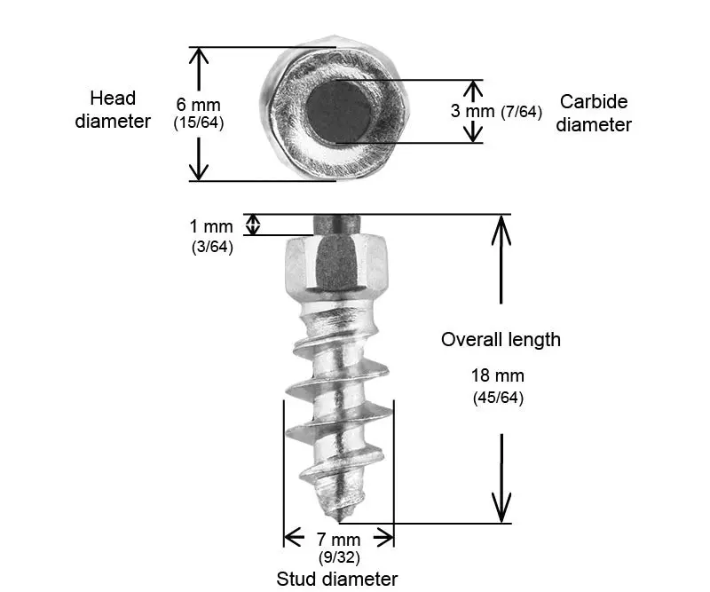 18Mm Standard Screw Studs Qty 200 2