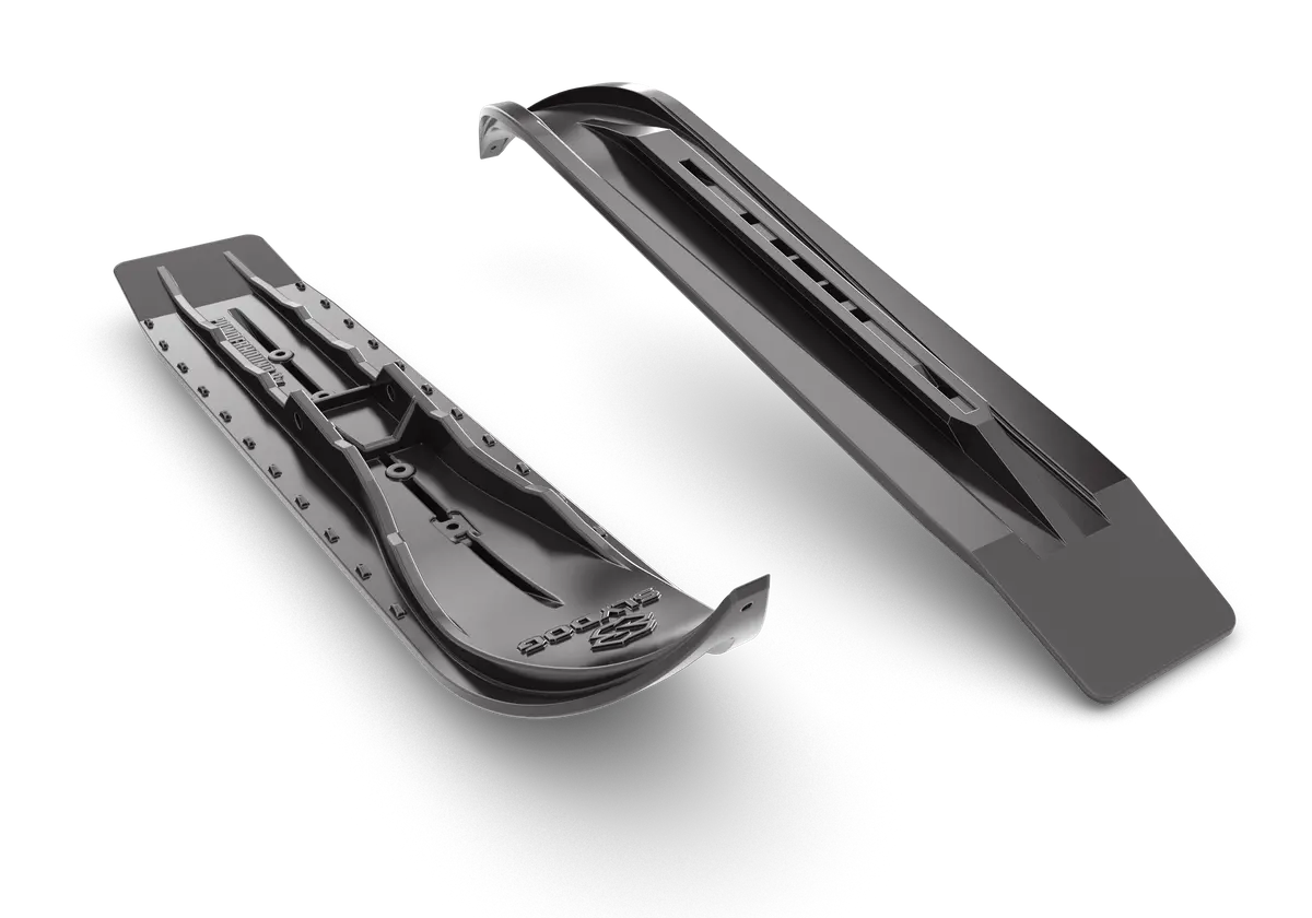 Pr/ Slydog Powderhound 8X Ski 8" Black 1