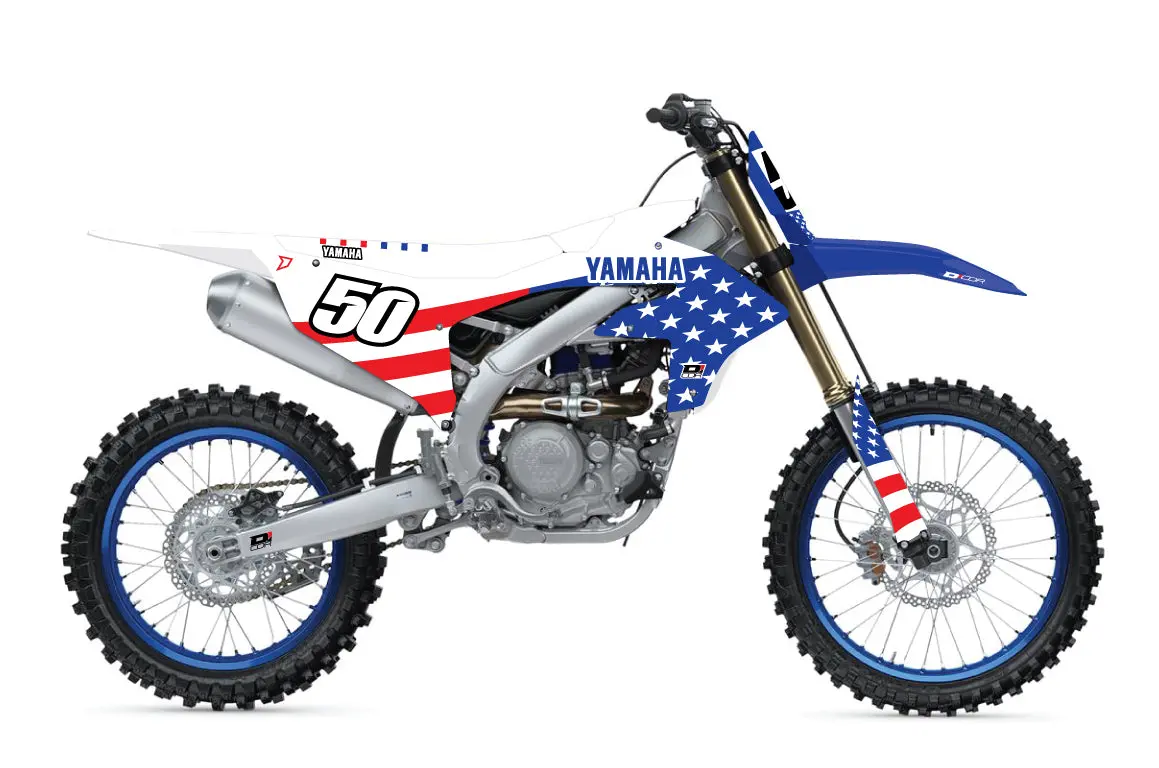 Complete Kit Usa Yamaha Yzf250/450 Wht Bg 1