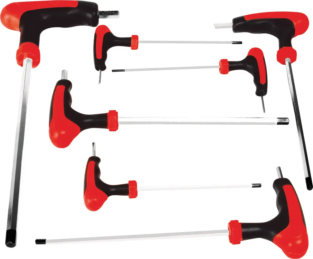 7 Pc Sae T Handle Set Hex 1