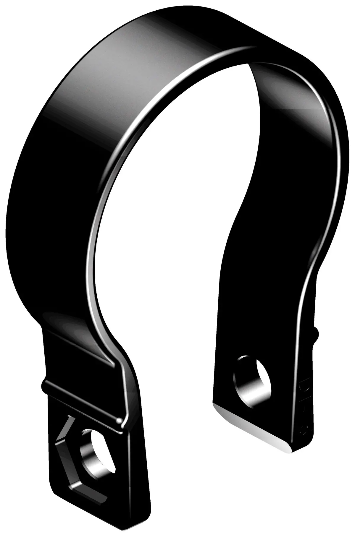 Scosche Base Clamp Blk 1.625" 1