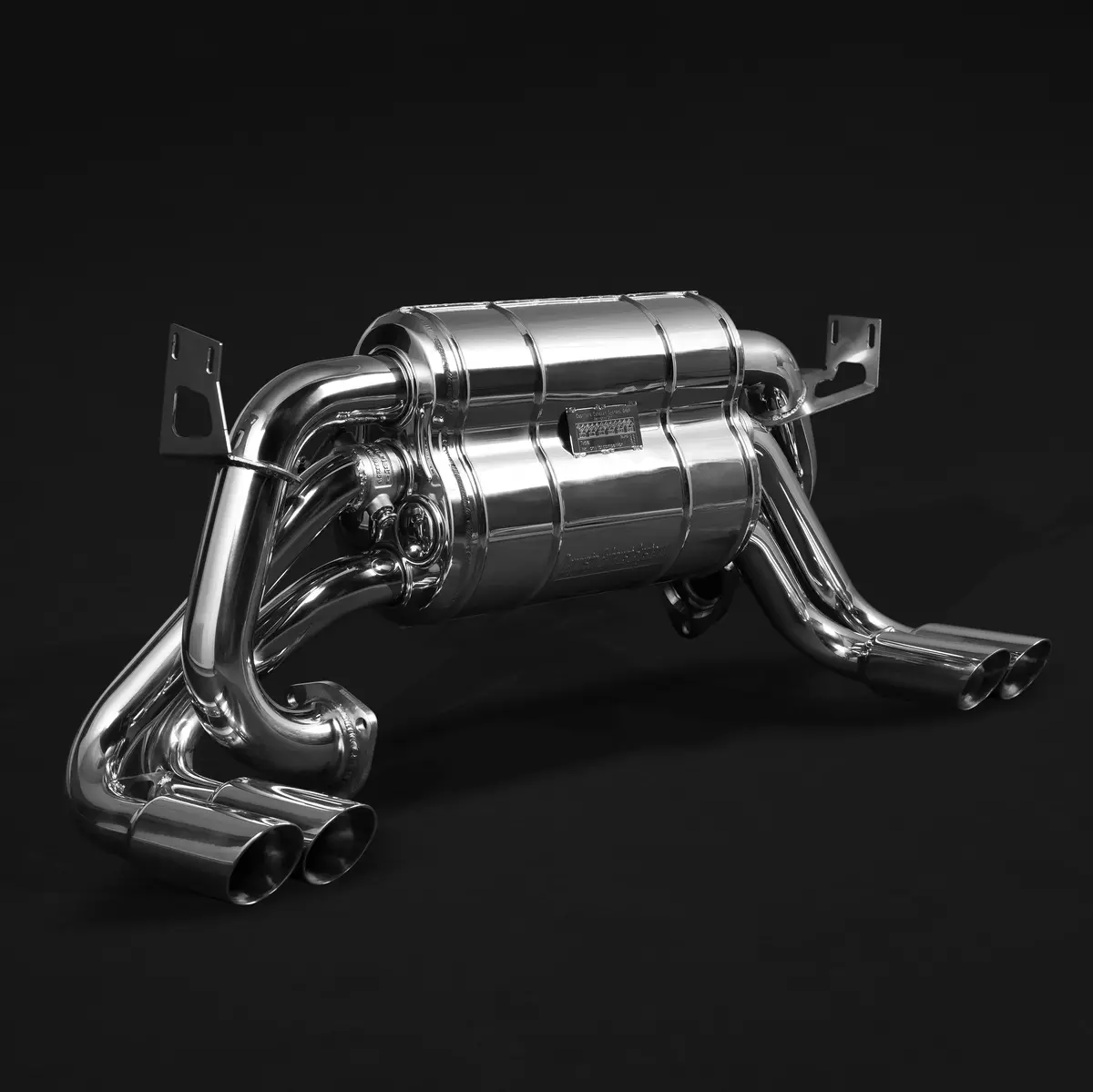 Capristo Valved Exhaust W Silencer Spare Pipes (Eu Spec) (Ces3) - Ferrari 512/ Testarossa 1
