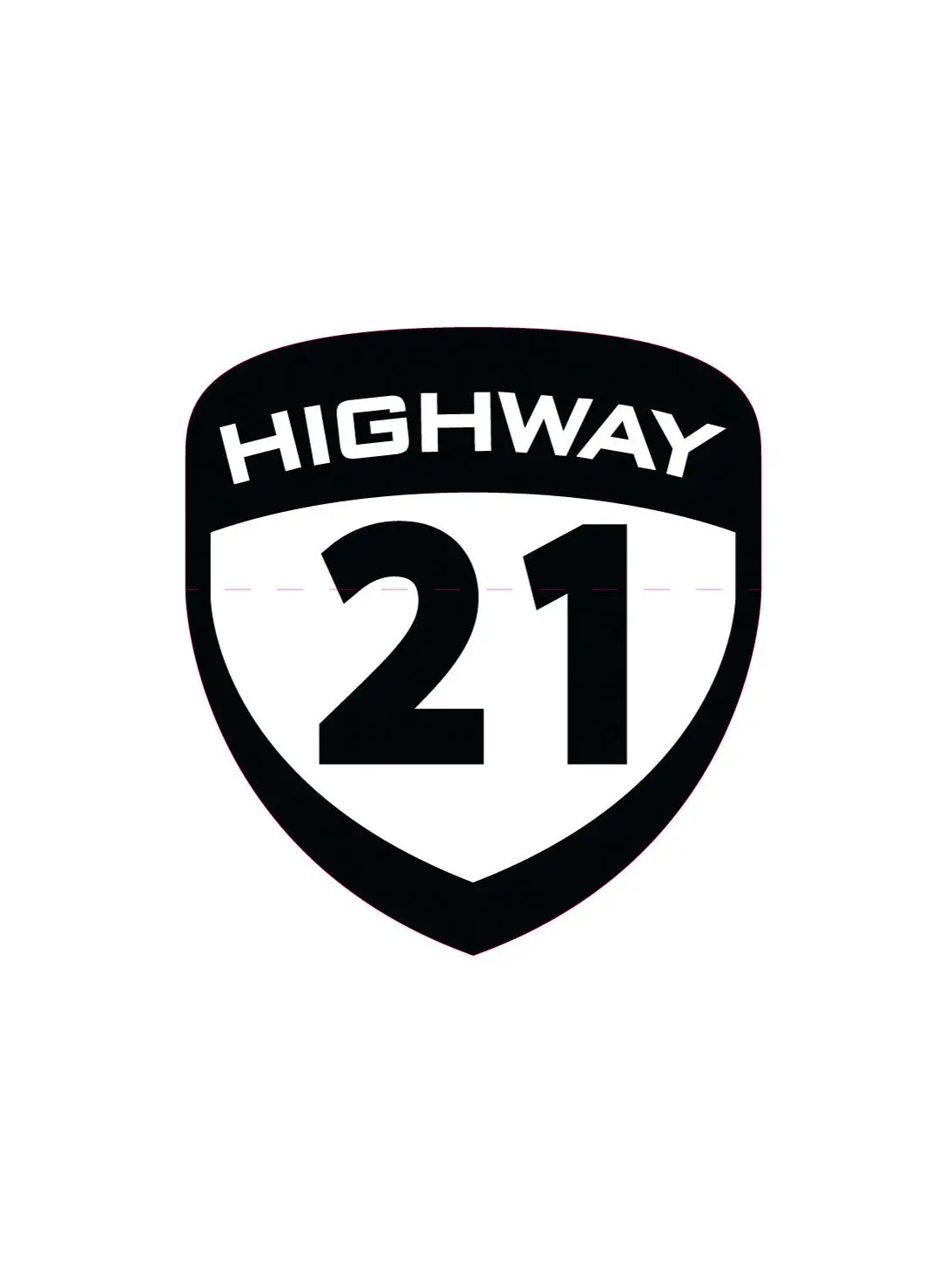 Highway 21 Die Cut Stickers 3