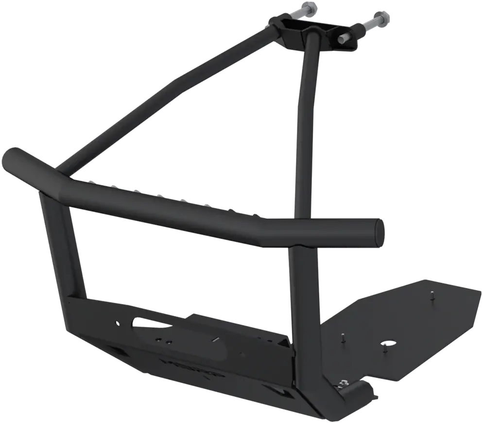 Front Race Bumper Steel Blk Can 1