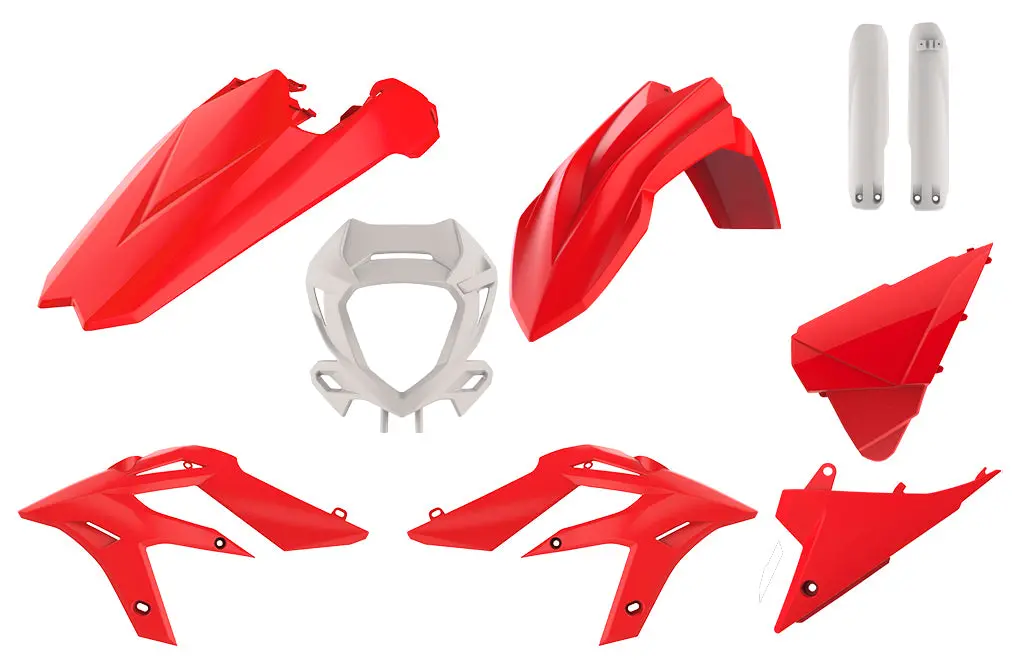 Full Enduro Kit Red/White Beta 1