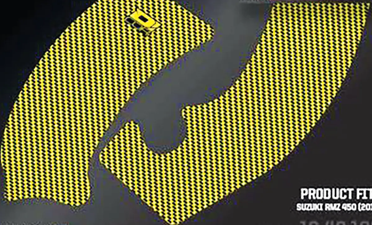 Frame Grip Guard Decal Yellow 1