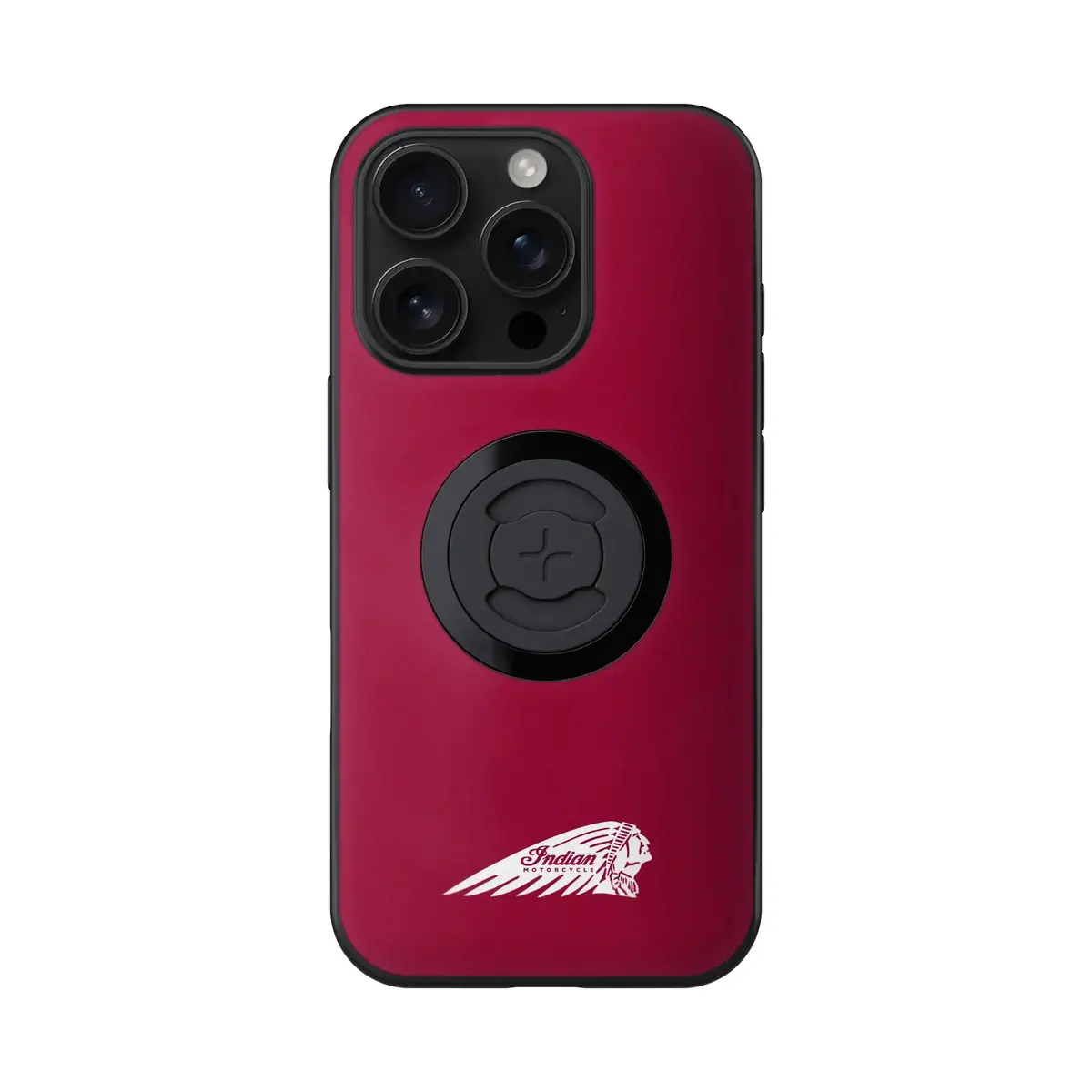 Indian Phone Case W/Headdress Iphone 16 Pro Red W/Logo 1