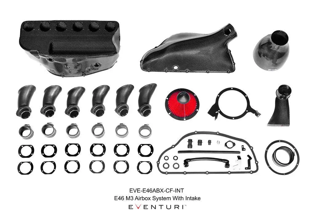 Eventuri Hybrid Carbon Airbox System - E46 M3 1