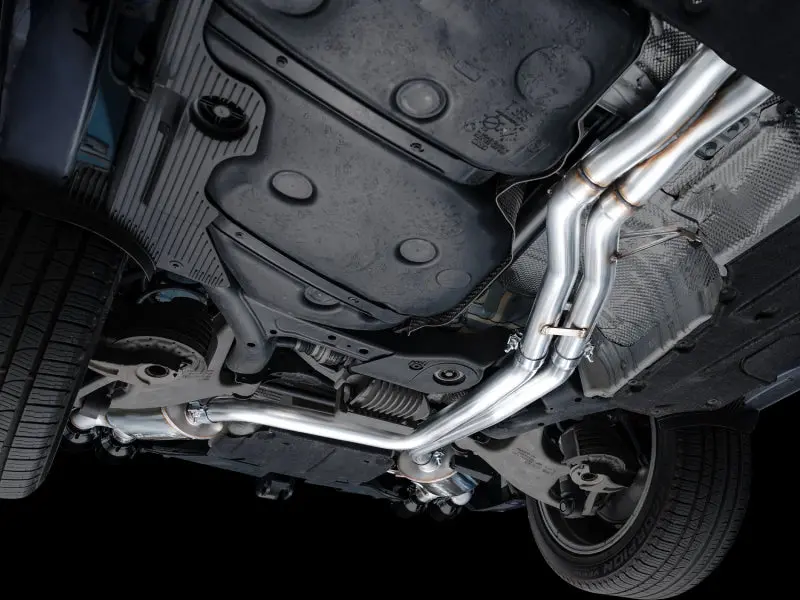 Awe Tuning 19-21 Porsche Macan 3.0T/2.9Tt Touring Edition Catback Exhaust W/ Diamond Black Tips 2