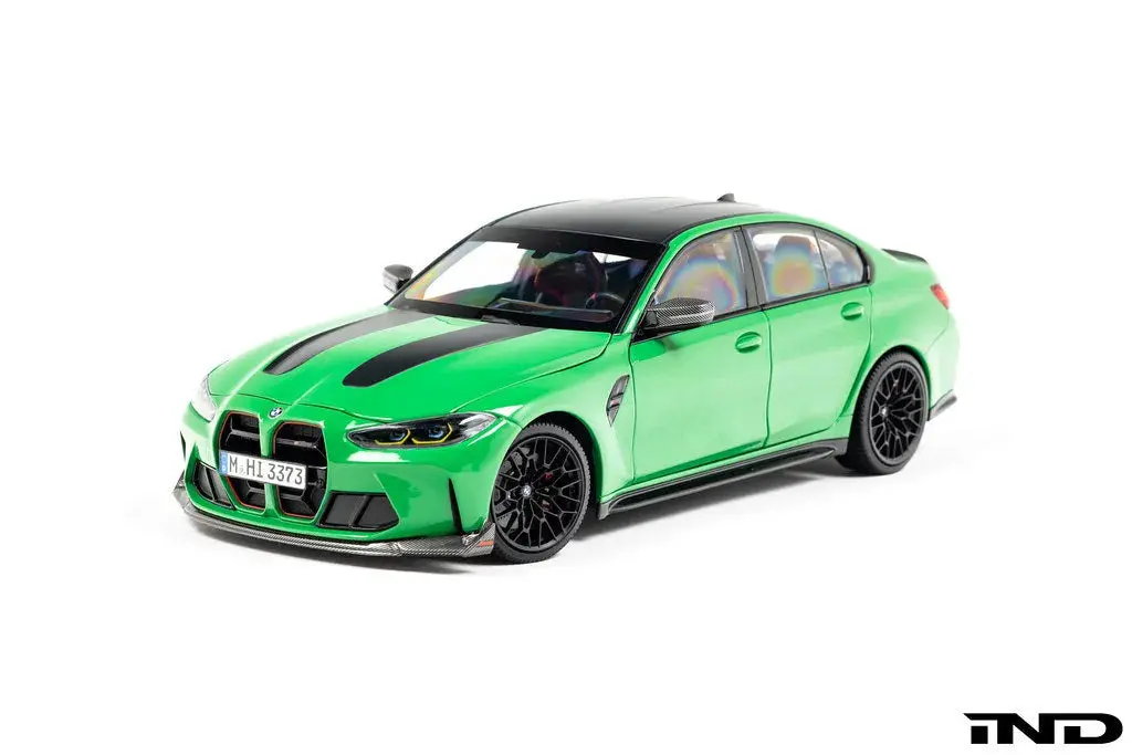 Genuine Bmw 1:18 Die-Cast Model Car - G80 M3 Cs Signal Green 1
