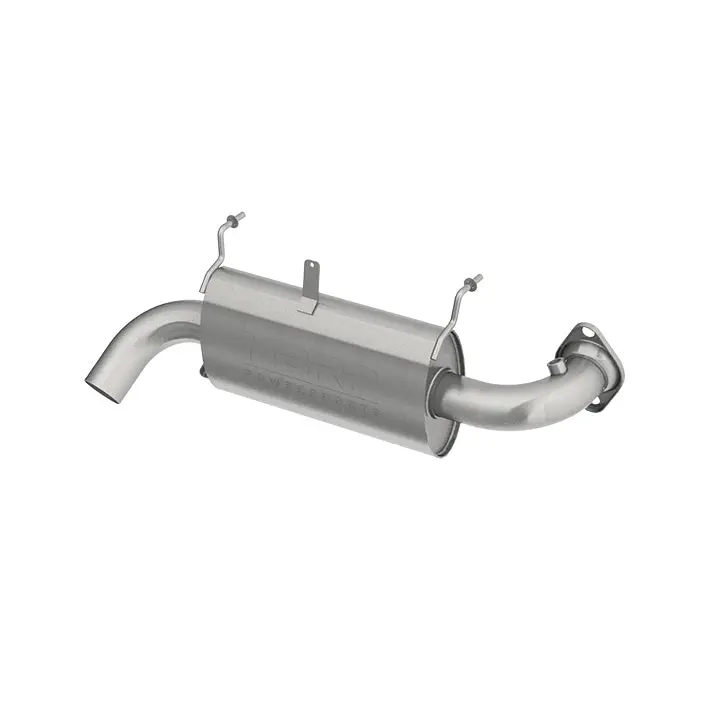 Single Slip On System W/ Oval Sport Muffler Chrome 1