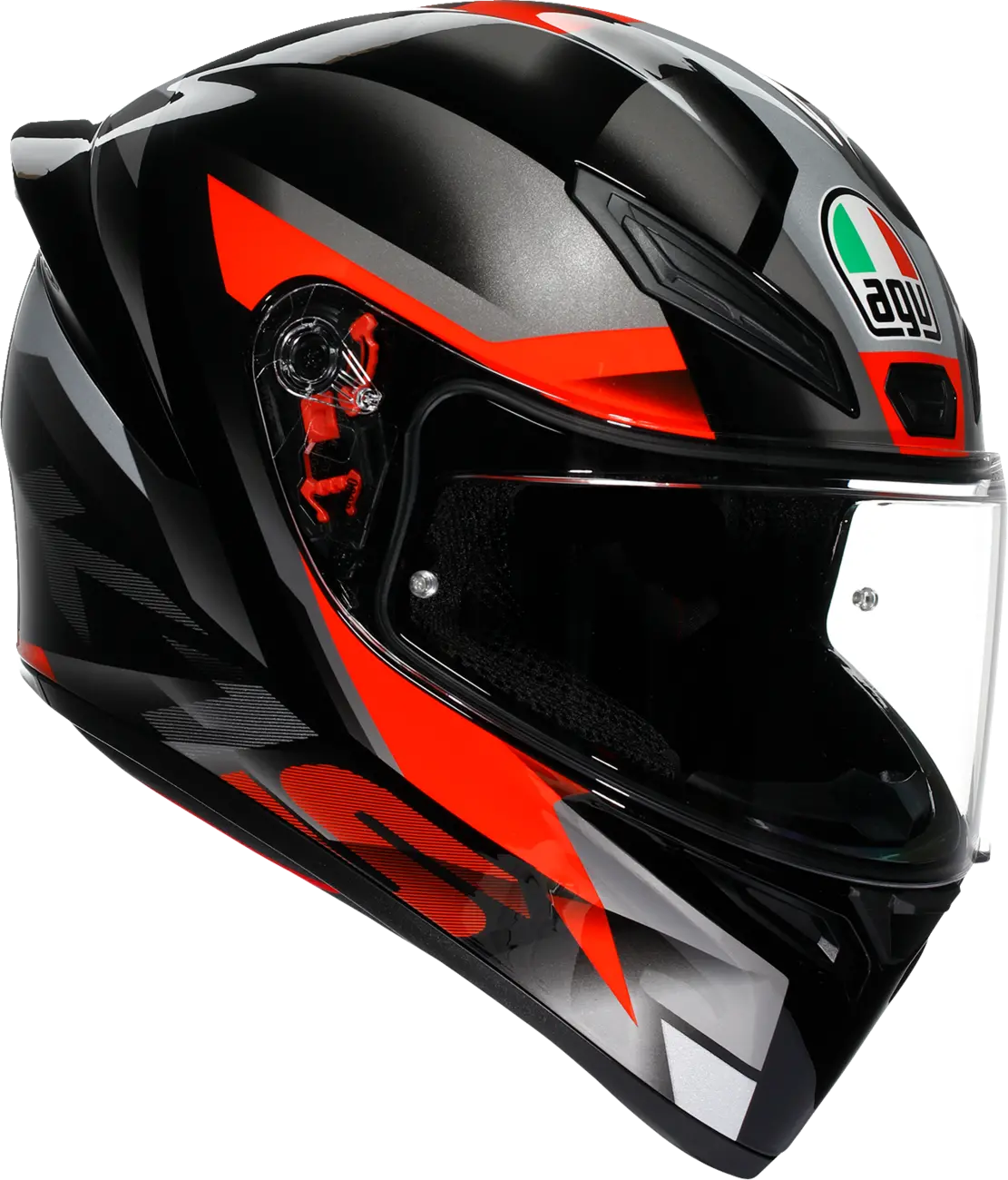 Agv K1 S Helmet - Fastlap - Black/Gray/Red - Medium 2118394018064M 1