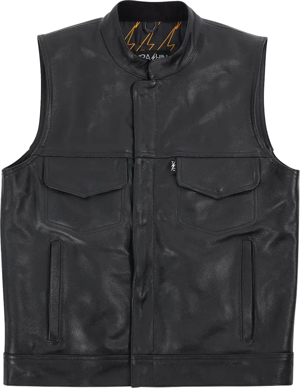 Thrashin Supply Co. Mulholland Leather Riding Vest 6