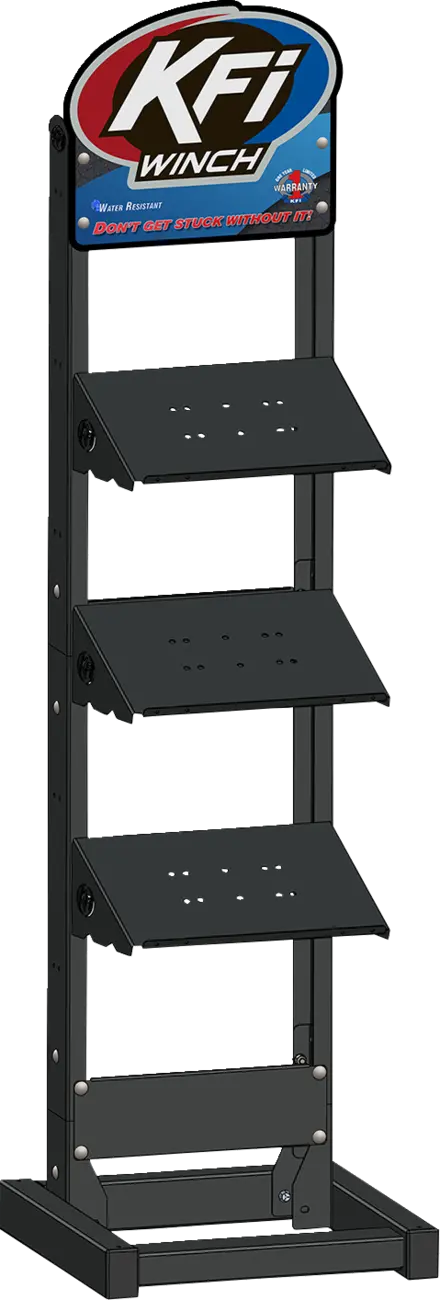 Kfi Products Freestanding Display - Holds 5 Winches 110400 1