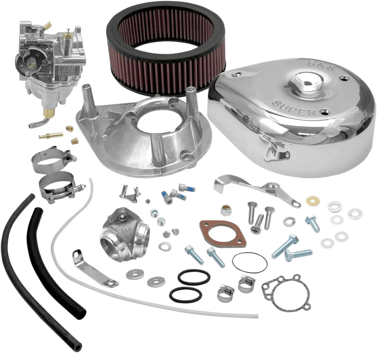 S&S Cycle Super E Carburetor Kit With Manifold - Shovelhead 11-0402 1