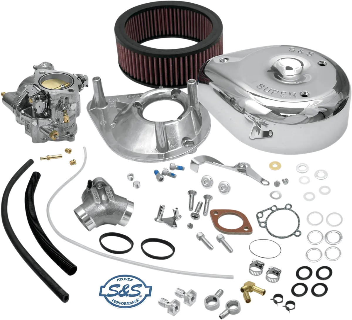 S&S Cycle Super E Carburetor With Manifold Kit - Sportster 11-0409 1