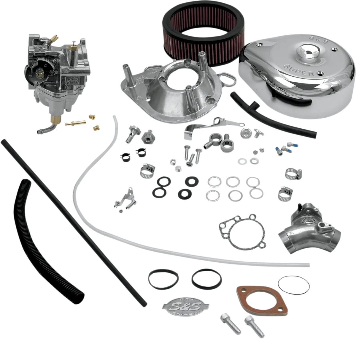 S&S Cycle Super E Carburetor Kit With Manifold - Twin Cam 11-0450 1