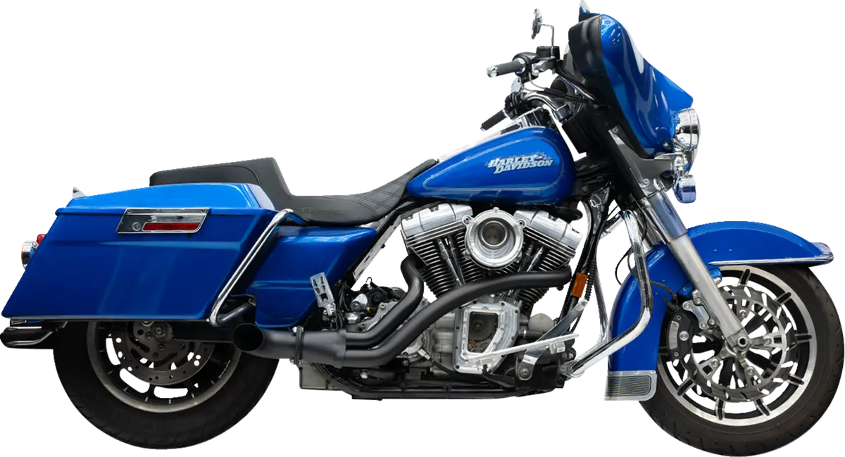 Trask 2-Into-1 Bmf Exhaust System - Twin Cam - Black Tm-5745Bk 1
