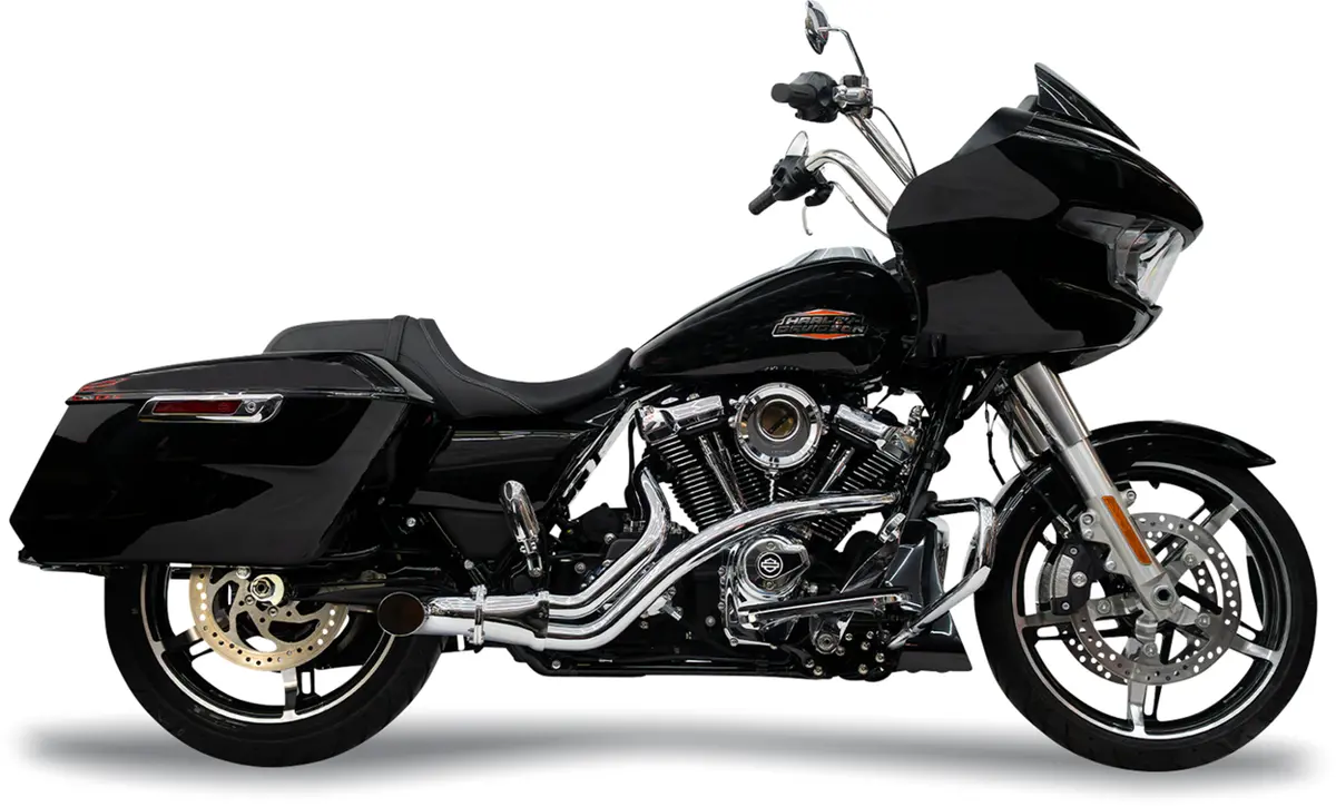 Trask 2-Into-1 Bmf Exhaust System - M8 - Chrome Tm-5765Ch 1