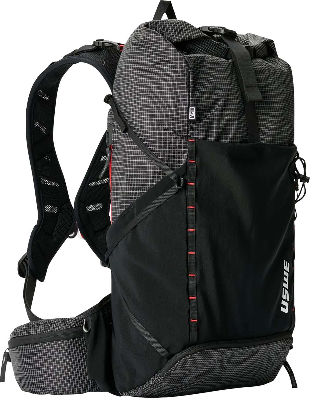Uswe Daypack - Rolltop - 30 Liter - Black 5230081001 1