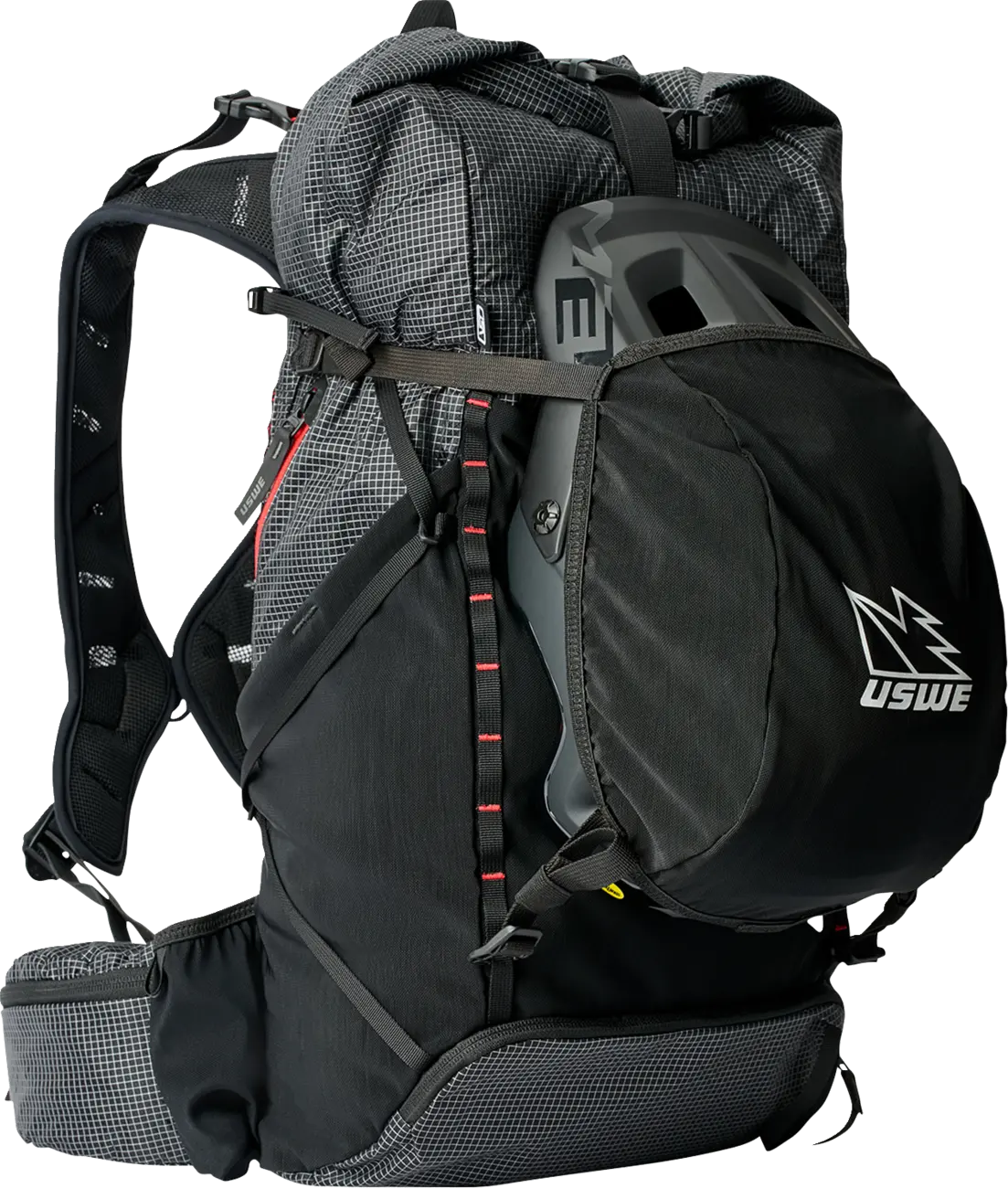 Uswe Helmet Holder - Daypack - Black 5101206101 1