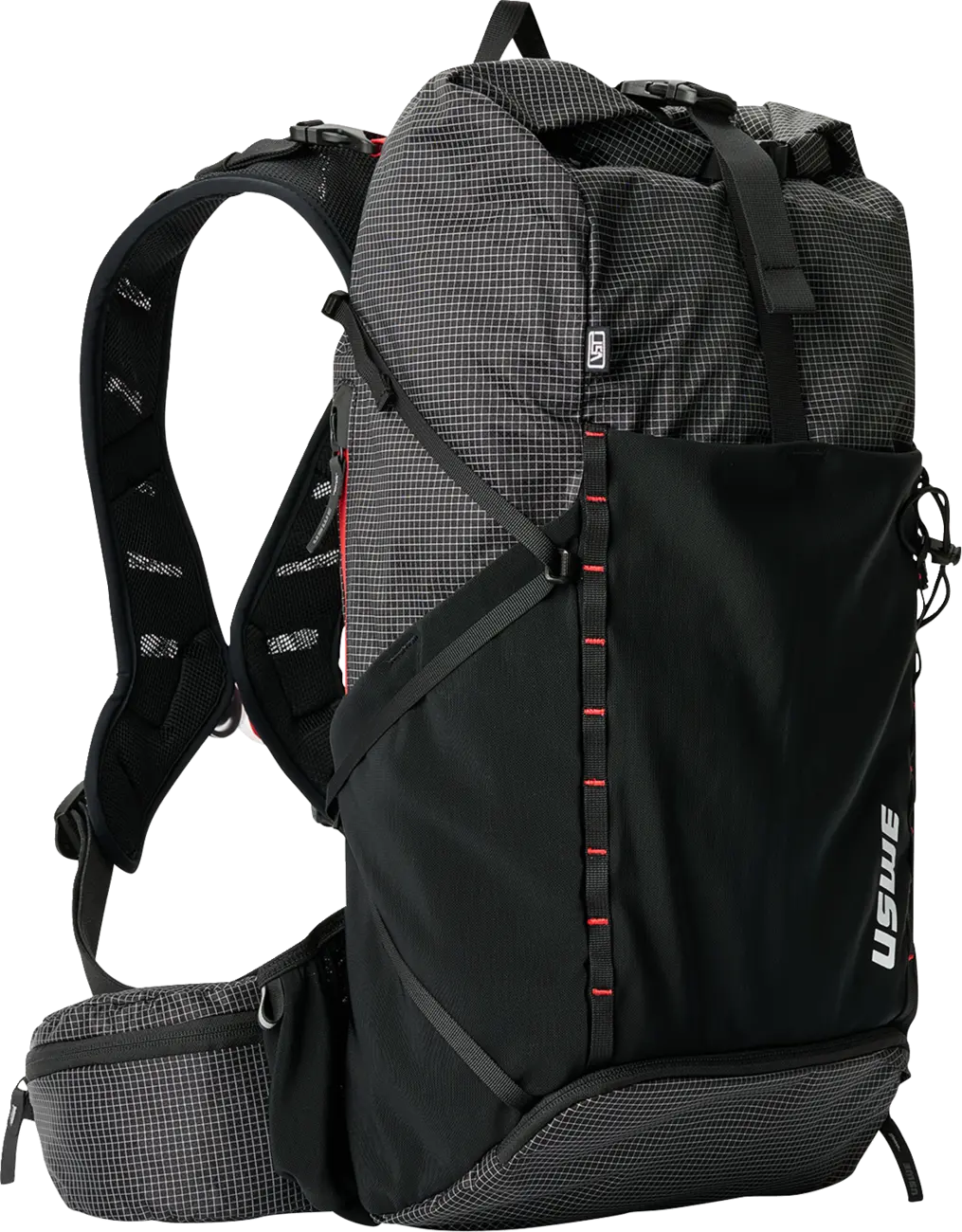 Uswe Daypack - Rolltop - 18 Liter - Black 5218081001 1