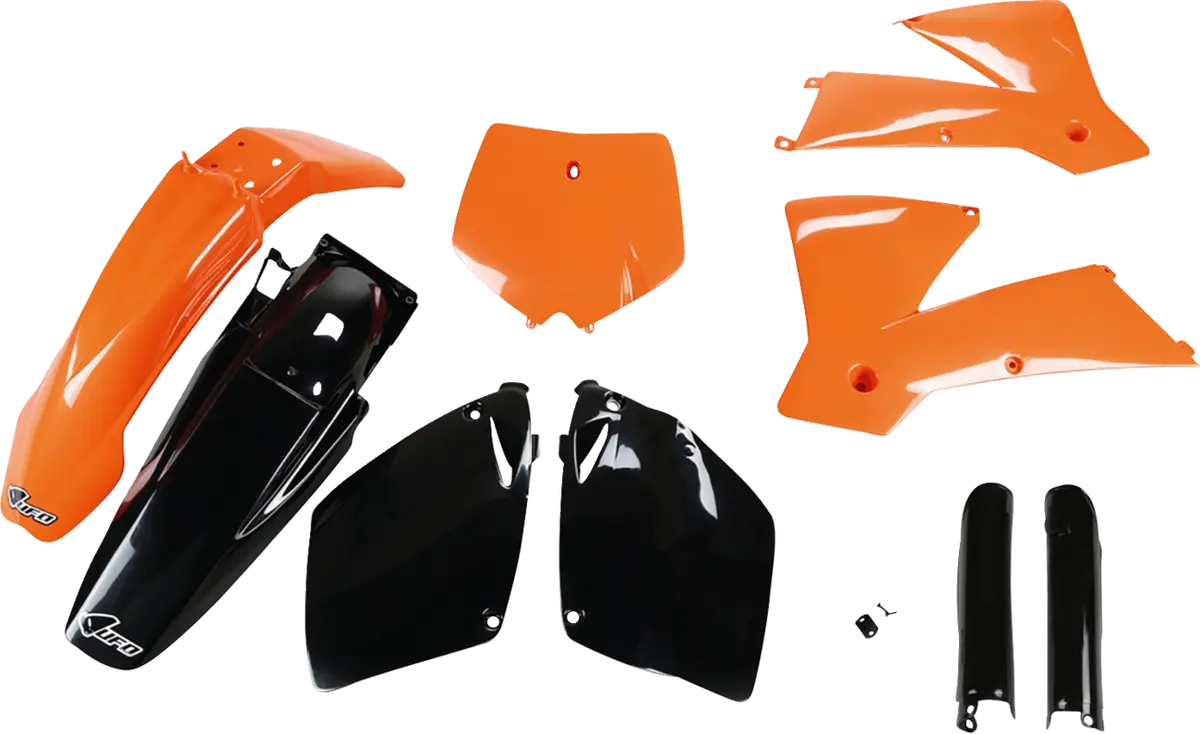 Ufo Body Kit - Oem Orange/Black - Ktm '01-'02 Ktkit501f@999 1