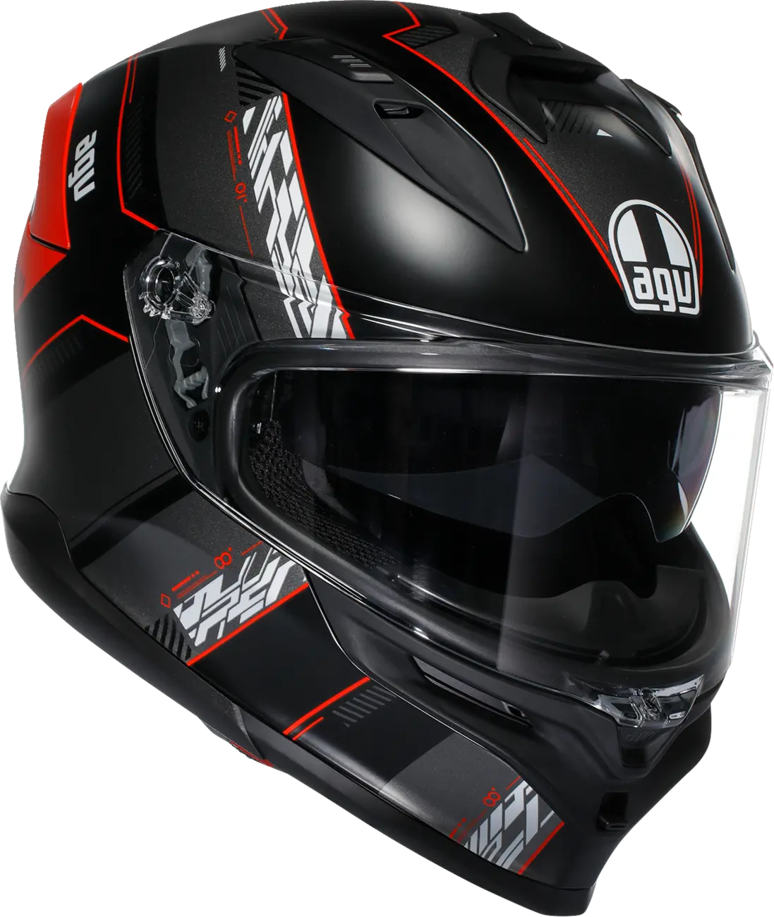 Agv K7 Helmet - Kyber - Matte Black/Red - Large 2118399004-008-L 1