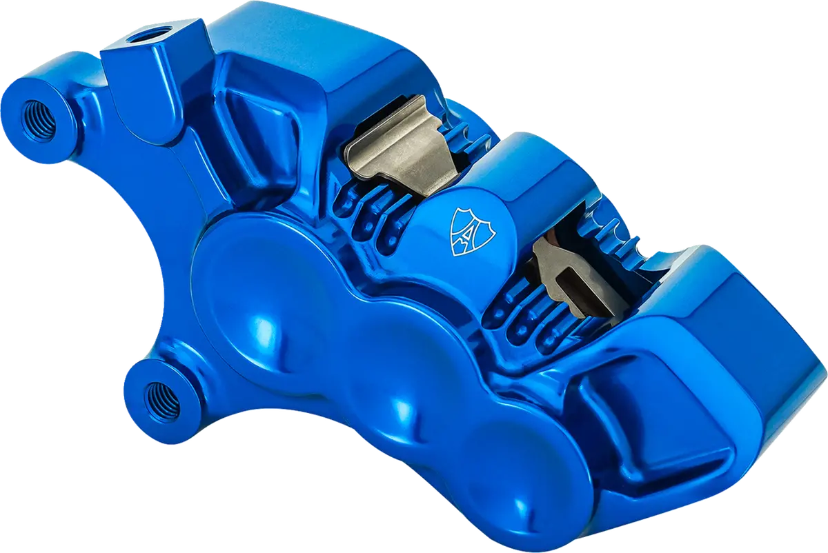 Arlen Ness Monoblock Axial Brake Caliper - 11.8" - Left - Blue 320-114 1