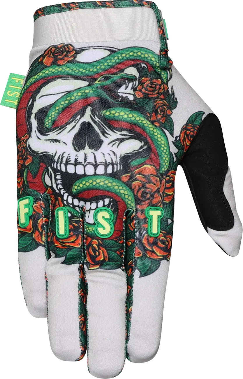 Fist Handwear Strapped Poison Gloves - Small F-Gs-01219-S 1