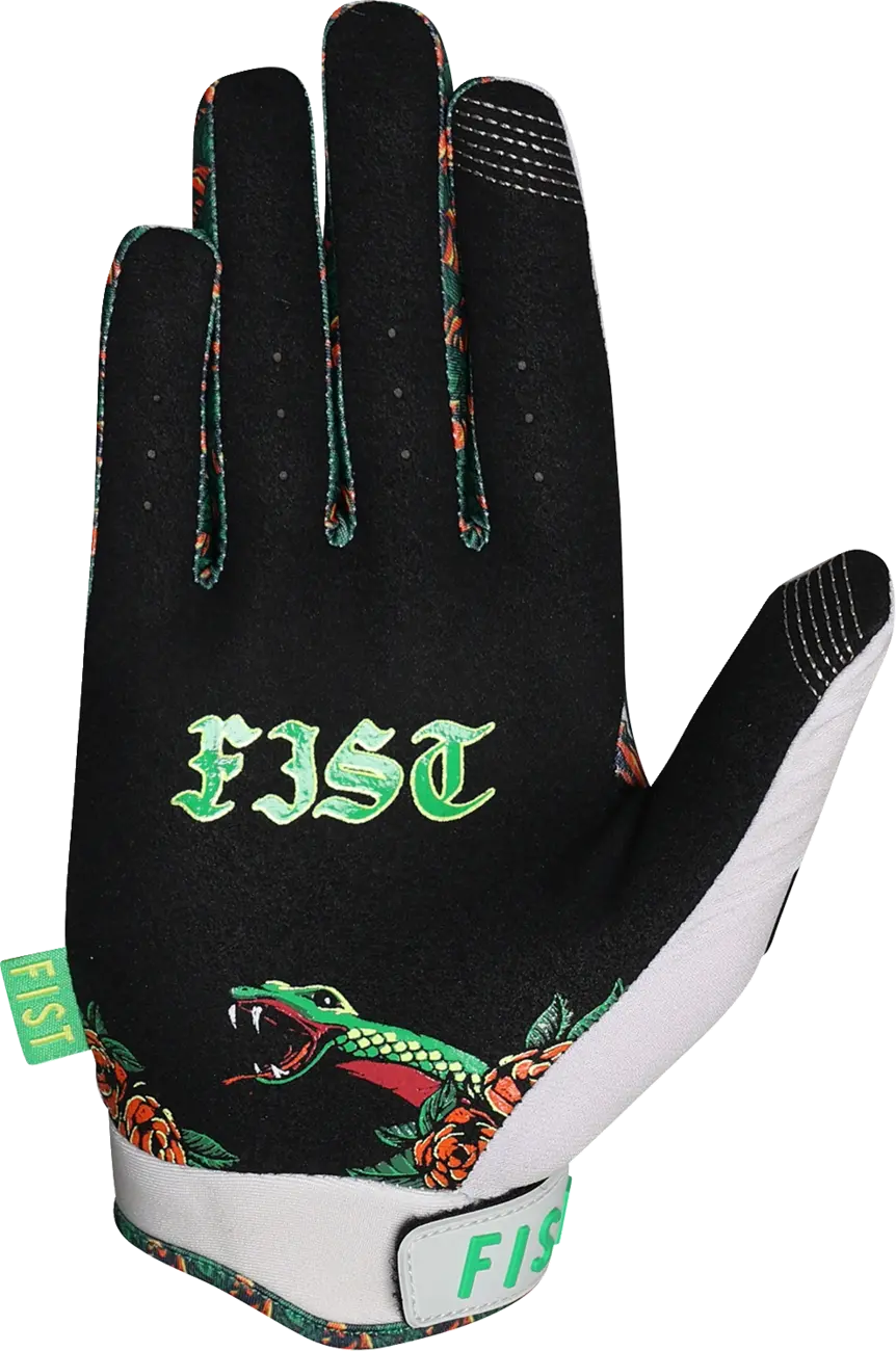 Fist Handwear Strapped Poison Gloves - Xs F-Gs-01219-Xs 2