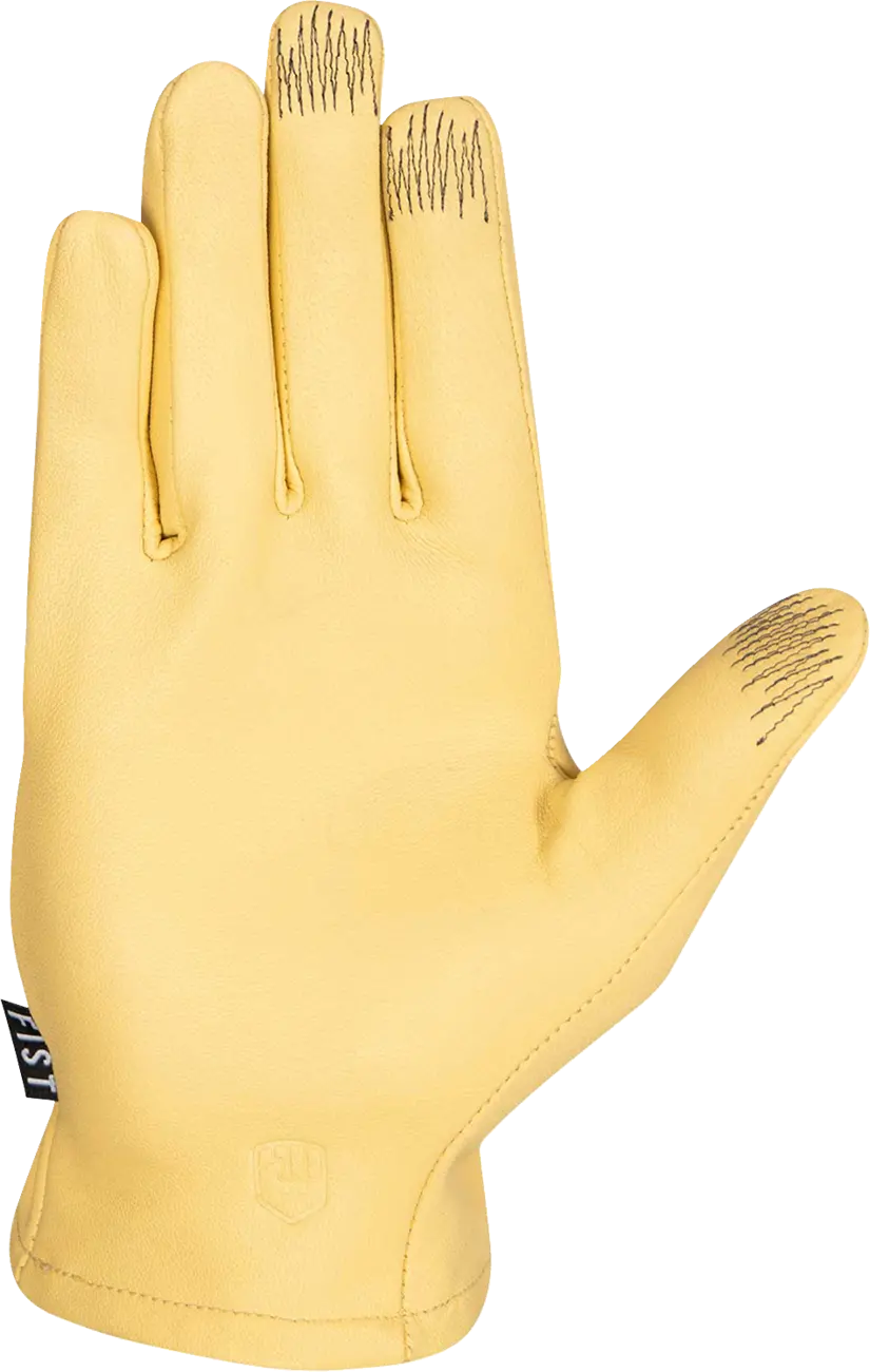 Fist Handwear The Rig Road Leather Gloves - Yellow - Xs F-Gr-01325-Xs 2