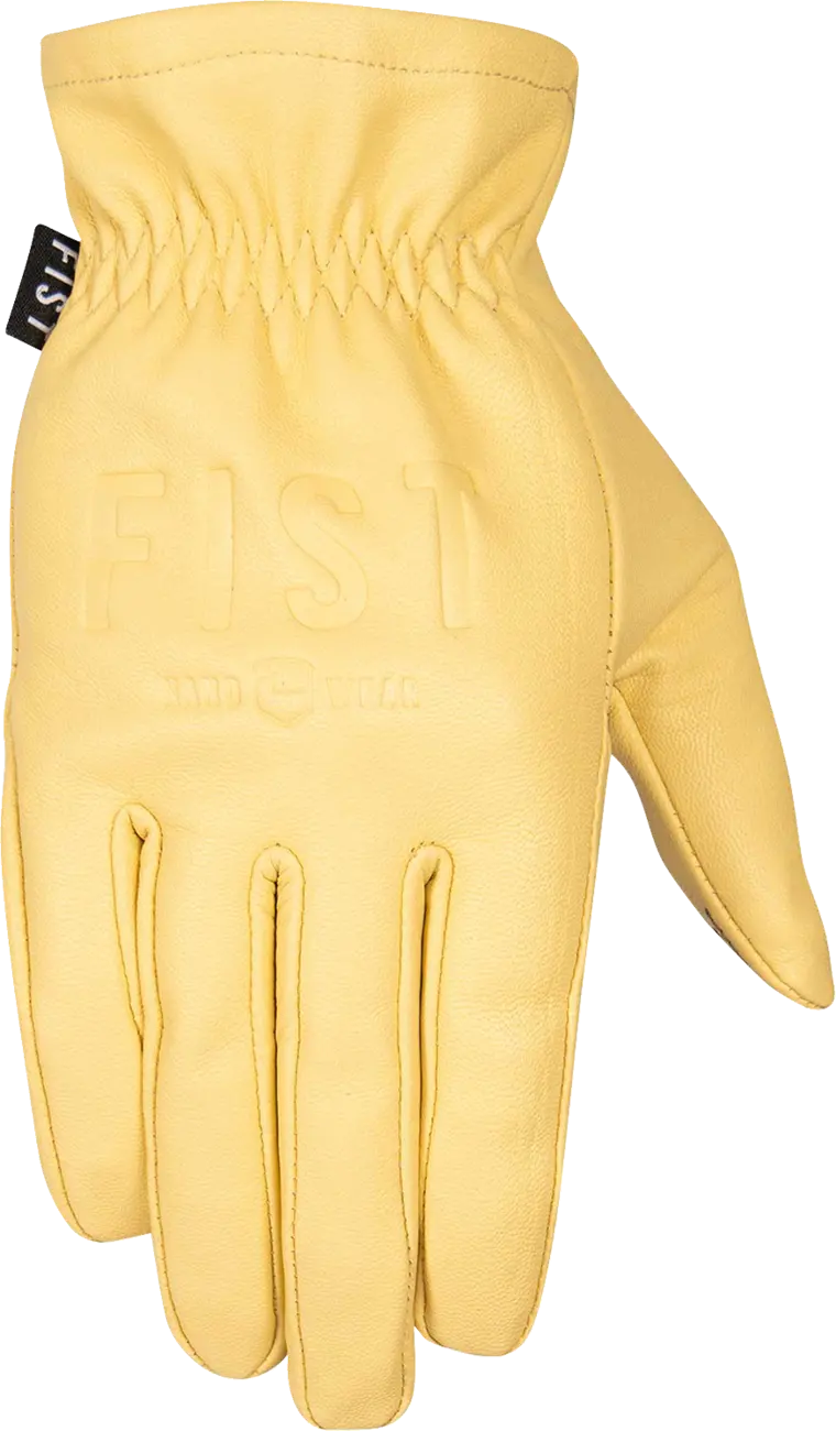 Fist Handwear The Rig Road Leather Gloves - Yellow - Small F-Gr-01325-S 1