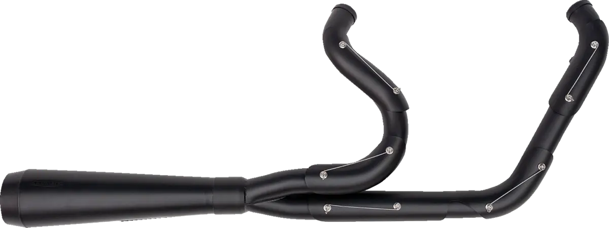 Trask 2-Into-1 Assault Exhaust System - Full Black On Black Tm-5040Bkbk 1