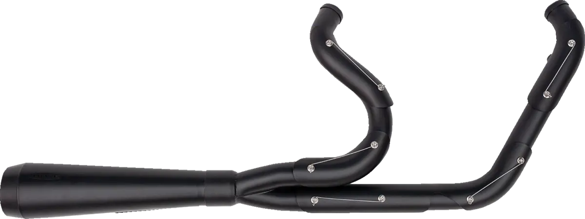 Trask 2-Into-1 Assault Exhaust System - Full Black On Black Tm-5052Bkbk 1
