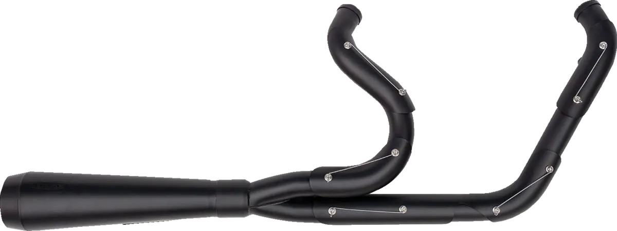 Trask 2-Into-1 Assault Exhaust System - Full Black On Black Tm-5053Bkbk 1