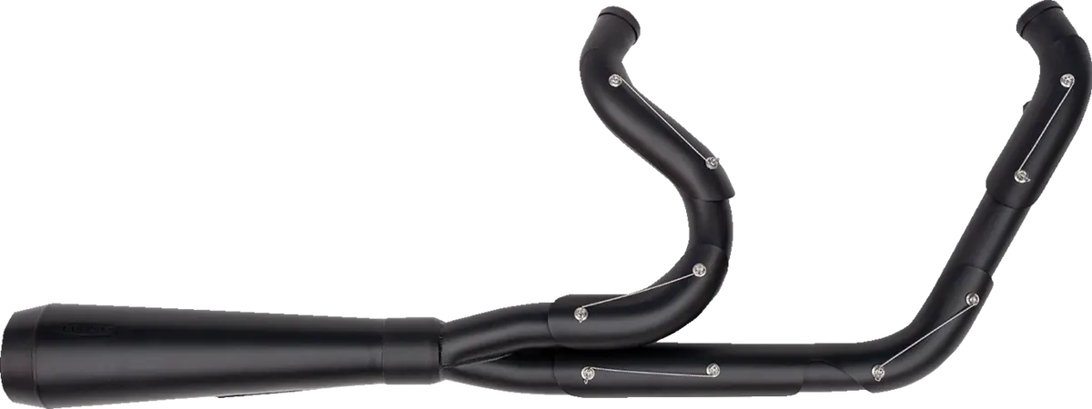 Trask 2-Into-1 Assault Exhaust System - Full Black On Black Tm-5020Bkbk 1