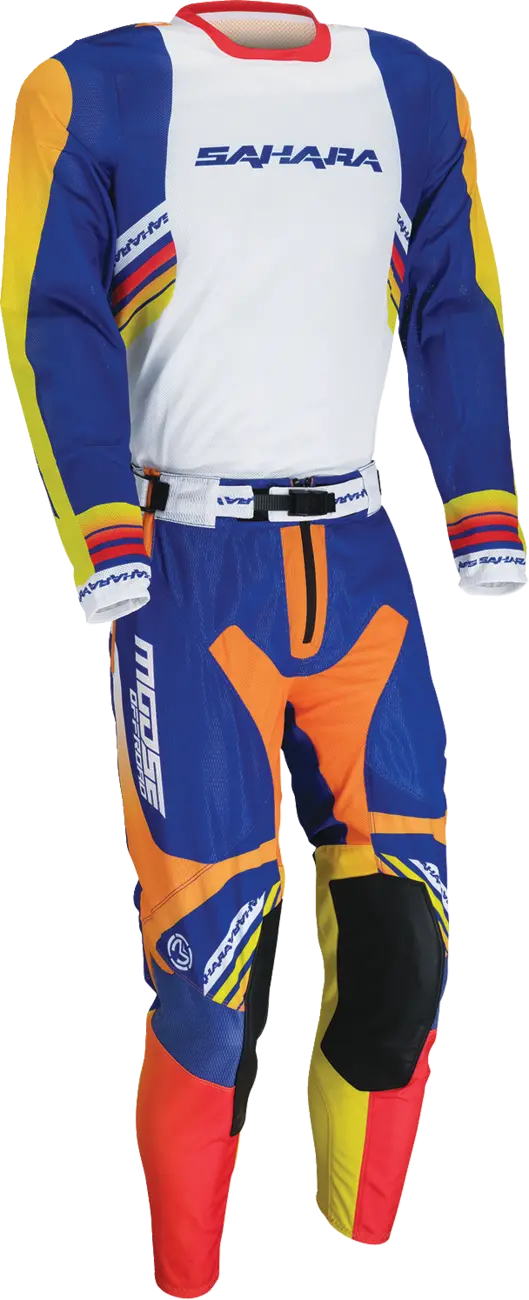 Moose Offroad Sahara Pants - Blue/Orange - Us 28 2901-12904 2
