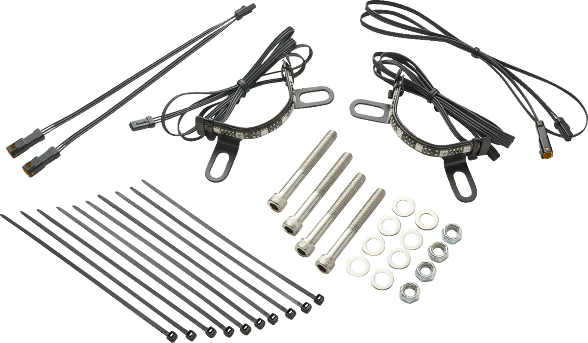 Ciro Shock & Awe Evolved™ Lighting Kit - Fork Mount - Harley-Davidson® 40802 1