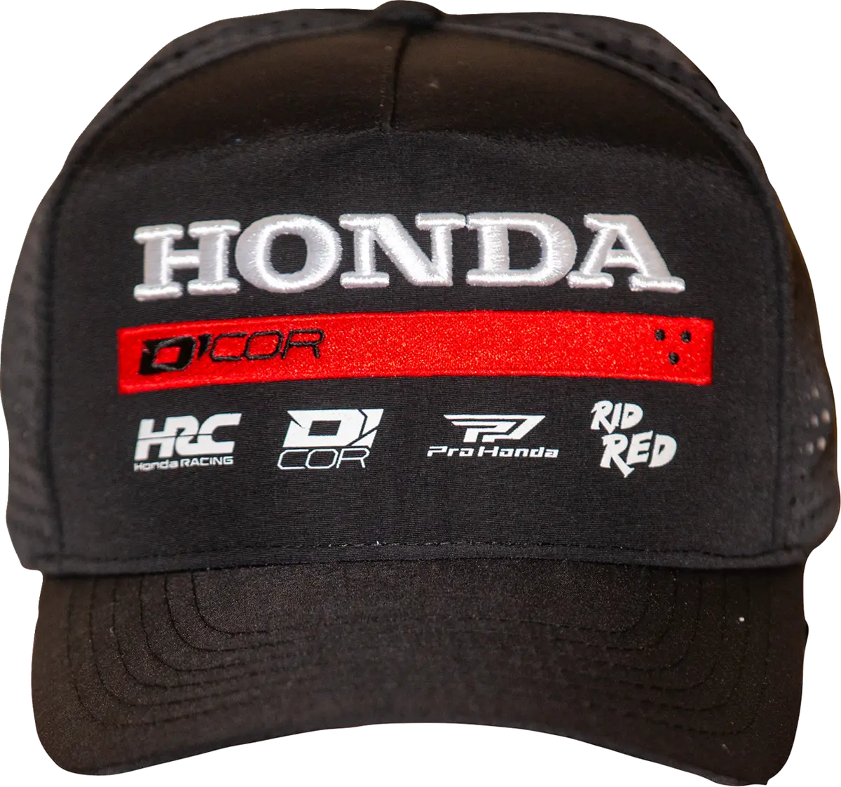 D'cor Visuals Honda Factory2 Hat - Black 70-157-1 1