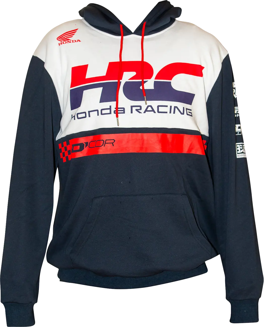 D'cor Visuals Honda Hrc2 Sweatshirt - Navy - Large 85-216-3 1