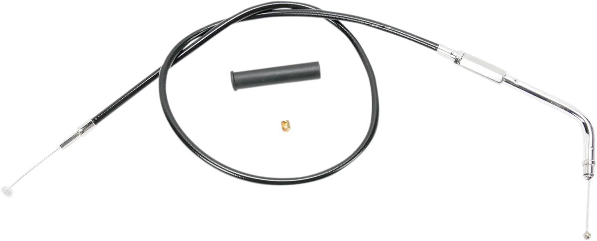 Drag Specialties Black Vinyl Throttle Cable - 27-1/2" 4333300B 1