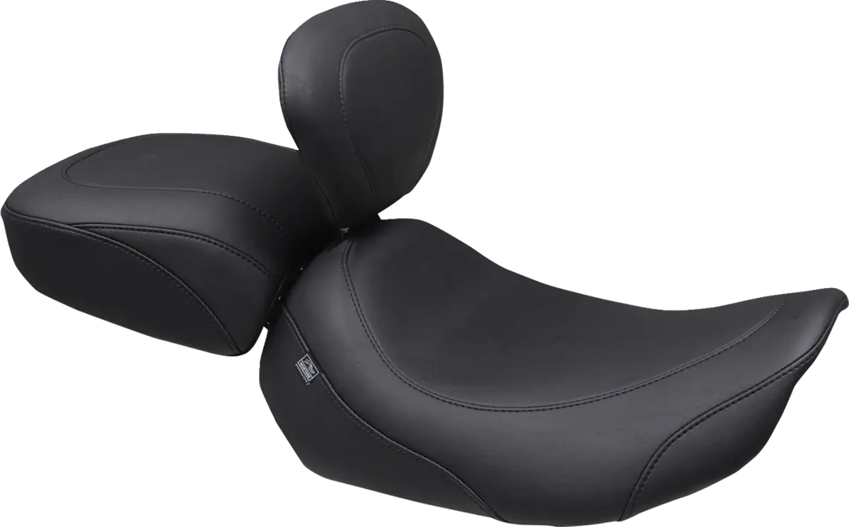 Mustang Wide Tripper™ Solo Seat - Backrest Receiver - Black Stitch - Flt/Flh '23-'25 89402 2