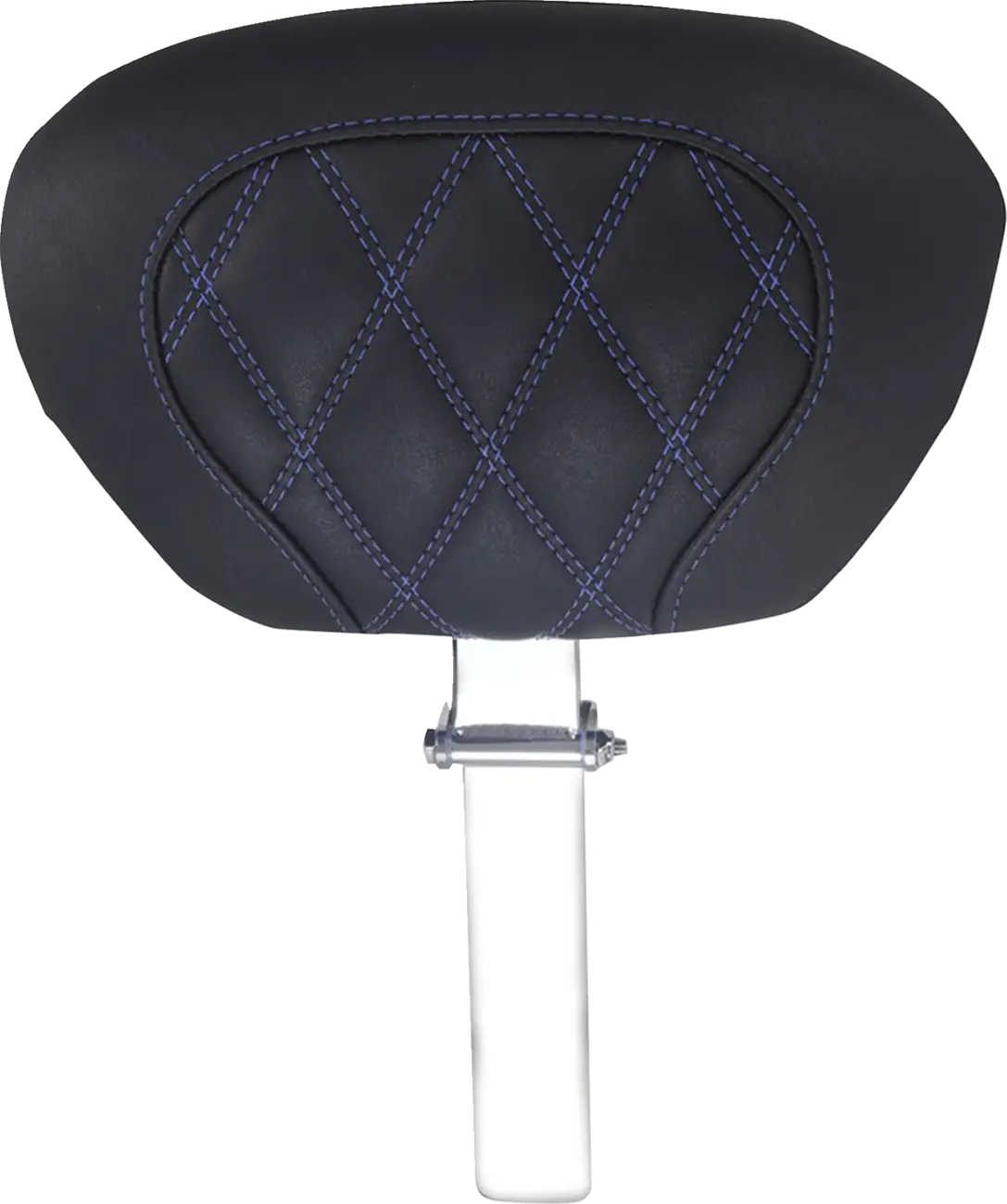 Mustang Driver Backrest - Double Diamond - Sky Blue Stitch - Flh/Flt '08-'25 89539Sb 1