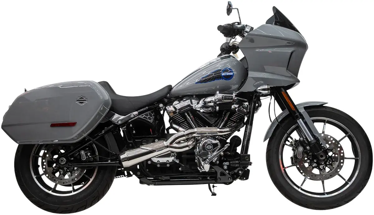 Trask 2-Into-1 Big Sexy Exhaust System - Stainless - M8 Softail Tm-5132Po 1