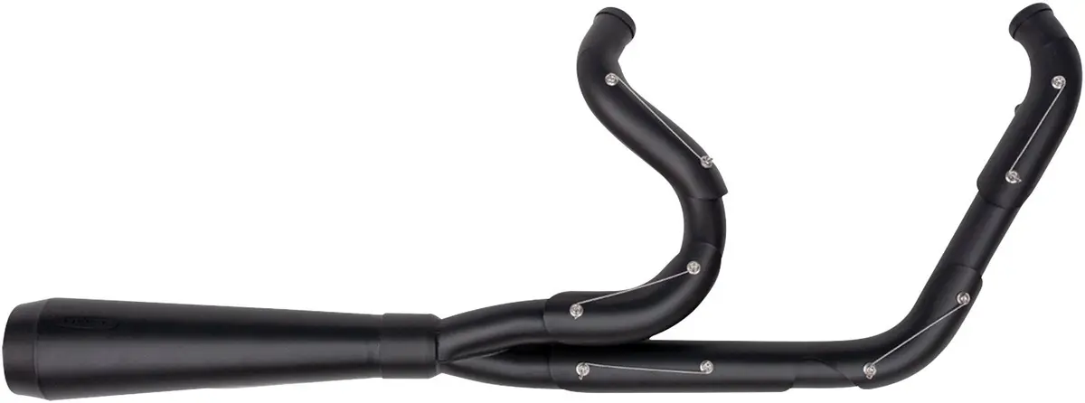 Trask 2-Into-1 Assault Exhaust System - Full Black On Black Tm-5030Bkbk 1