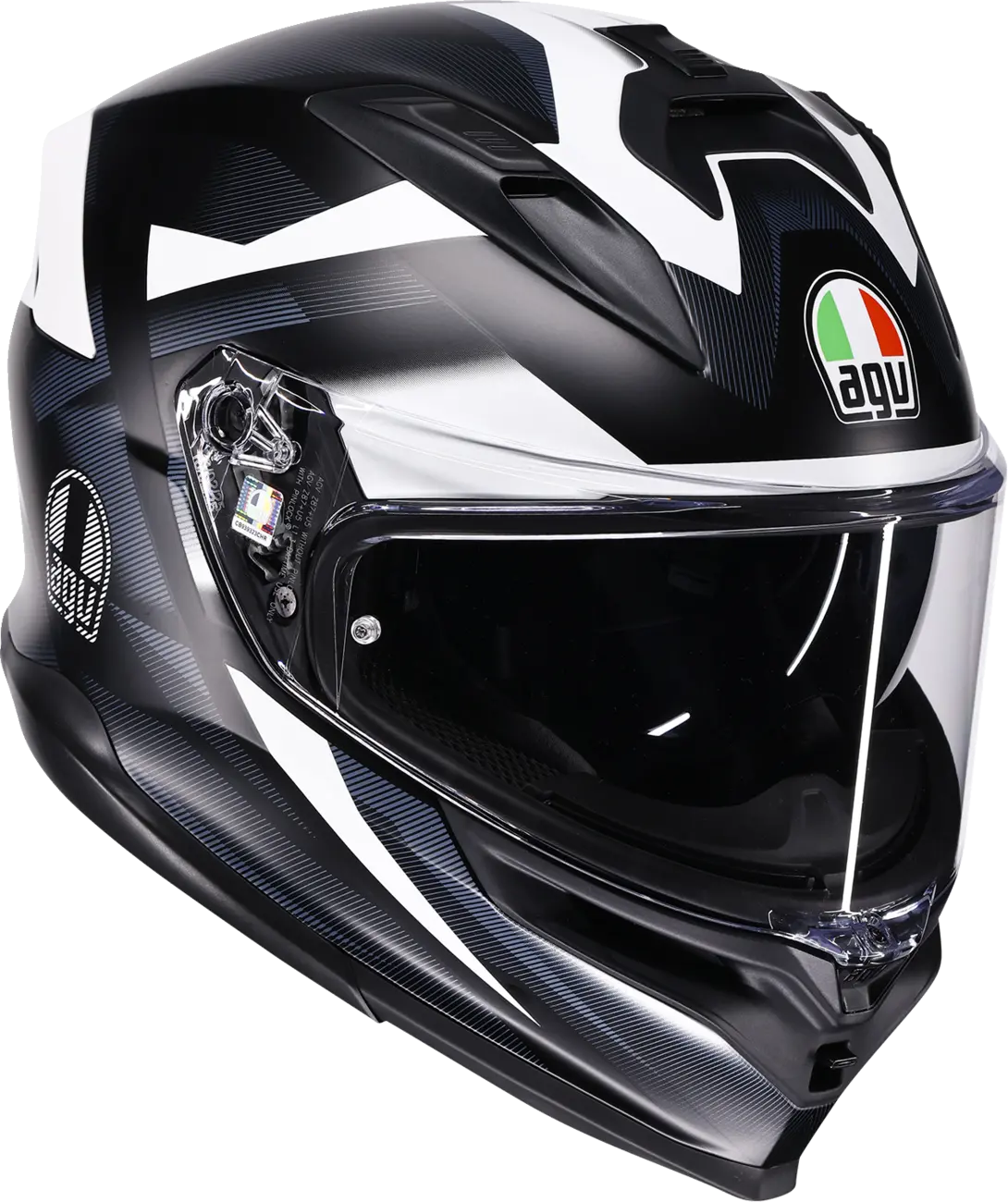 Agv K7 Helmet - Glimpse - Matte Black/White - Large 2118399004-016-L 1