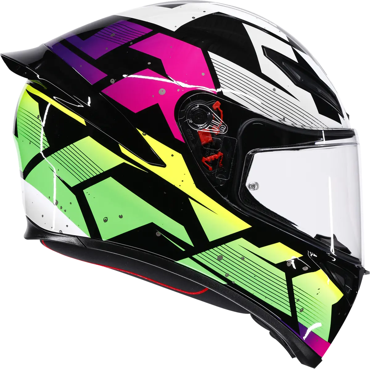 Agv K1 S Helmet - Punkpulse - Black/Purple/Lime - Small 2118394018-071-S 2