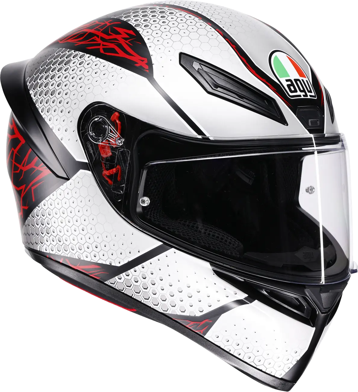 Agv K1 S Helmet - Speedarmor - Matte Black/Gray/Red - Xl 2118394018-073-Xl 1